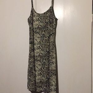 Snake skin dress